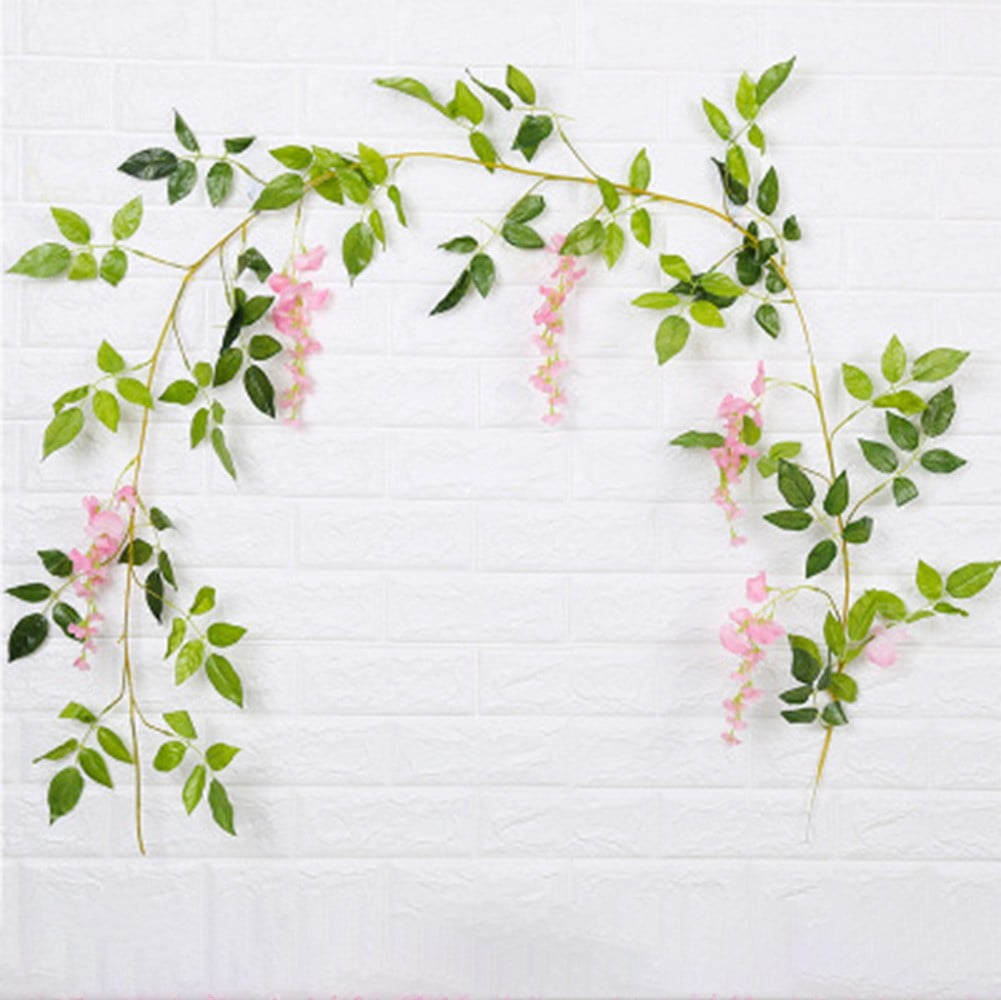 Mduoduo 1.8M Artificial Wisteria Vine, Flower Garland Wisteria Vine