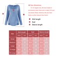 thumbnail image 5 of U.Vomade Women's Solid Button T-Shirt Long Sleeve Top, 5 of 5