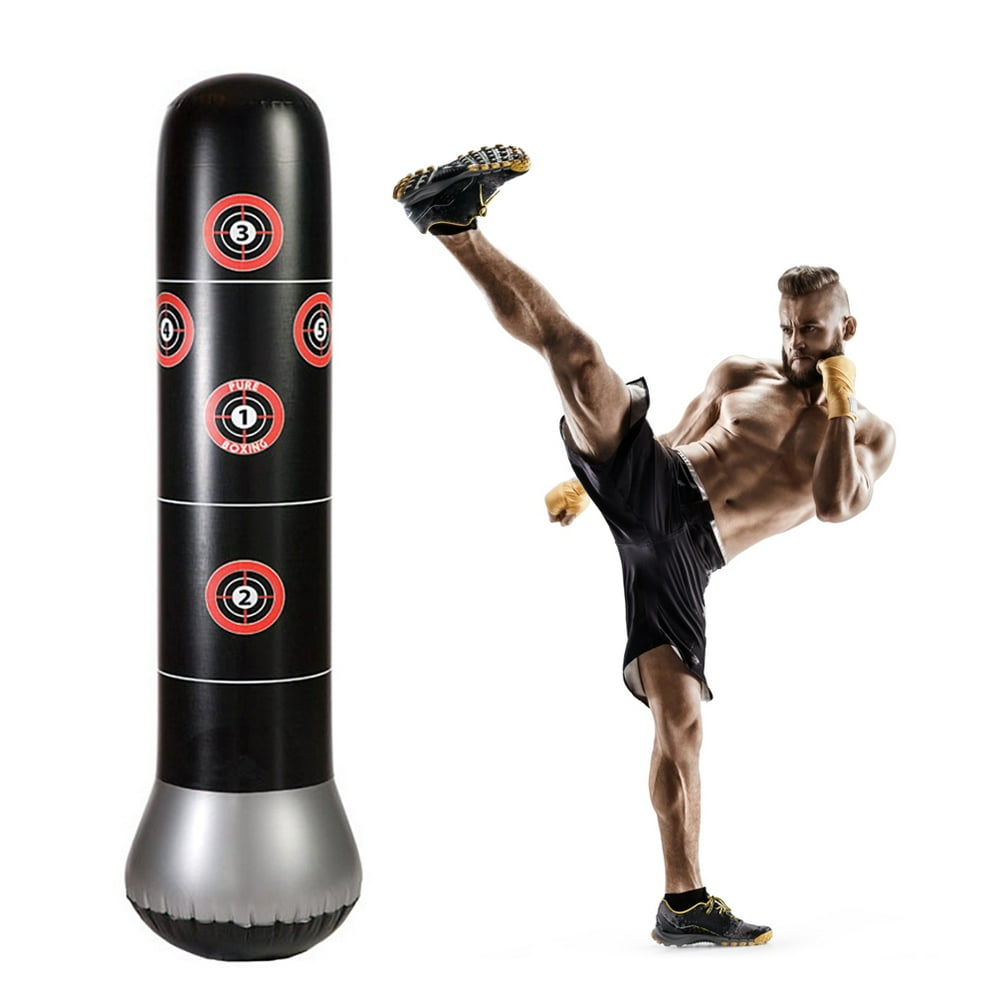 5.2ft Punching Bag, Free Standing Punching Bag for Kids and Adults Fitness Inflatable Stress