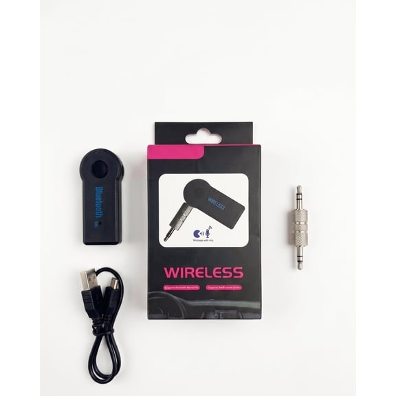 Receptor Auxiliar Bluetooth Aux 3.5 Auto Coche Manos Libres