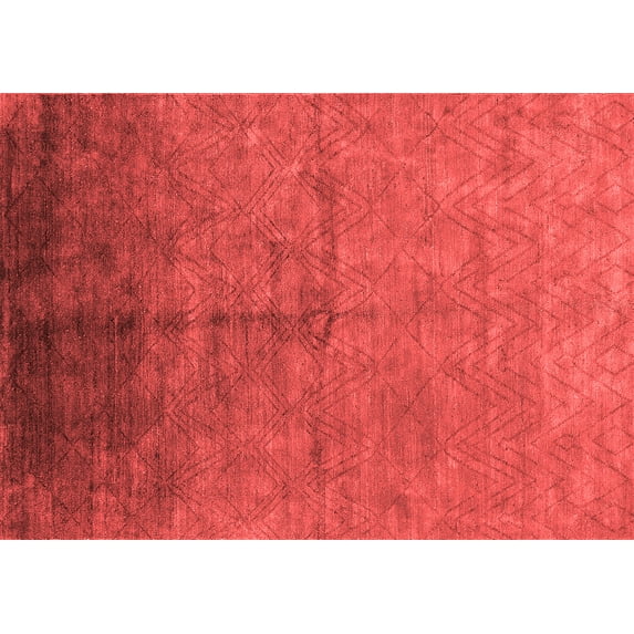 Ahgly Company Indoor Rectangle Oriental Red Industrial Area Rugs, 3' x 5'