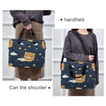 thumbnail image 6 of 16inch Laptop Briefcase, Business Laptop Bag with Detachable Strap & Padded Compartment, Water-Resistant Polyester，Cute Bear, 6 of 8