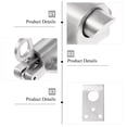 thumbnail image 3 of FUTUREORYY Screen Door Latch Door Latch Spring Bolt Simple Stainless Steel Safety Bolt for Home 1Pcs, 3 of 7