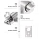 thumbnail image 3 of FELTECHELECTR De Seguridad Para Puerta De Hogar Material Inoxidable Plata, 3 of 8