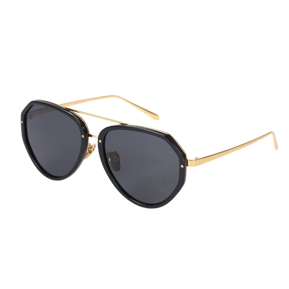 Anself - Round Polarized UV Protection Sunglasses Metal Sunglasses for ...