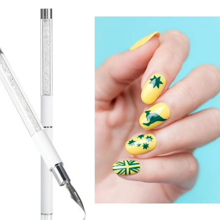 Multi Function Crystal Handle Water Color Painting Nail Art Dotting Multi Function Crystal Handle Water Color Painting Nail Art Dotting Point Pen Tool