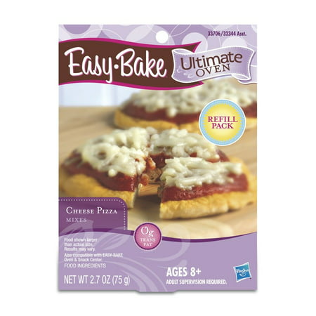 Ultimate Oven Cheese Pizza Mix Playset, Make pizza in your Easy-Bake oven in just minutes with these delicious mix refills By Easy
