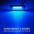 thumbnail image 2 of 4PCS Boat Marine Grade 12V Large Waterproof Cool Blue LED Courtesy Lights Stair Deck RUIOIU, 2 of 3