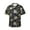 Black4, variant on Narwhal Men'S 3d Print Casual Button Down Shirts, Novelty Hawaiian Short Sleeves 2xl