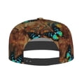 thumbnail image 4 of Easygdp Vintage Butterfly Green Baseball Cap with Adjustable Flat Suitable for Head Circumference 22.4-23.6 in, 4 of 9
