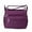 Purple, variant on YOUSNH Womens Multi Pocket Casual Waterproof Crossbody Handbags Shoulder Messenger Bag for Travel Hiking Daily Shoulder Bags GY1