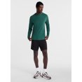 thumbnail image 2 of Athletic Works Men's Tri Blend Long Sleeve Tee Shirt with Hood, Sizes XS-4XLT, 2 of 5