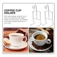 thumbnail image 3 of unbranded Portavasos Para Café De Hierro Plateado Resistente Y Duradero Para Uso En Hogar Y Oficina, 3 of 8