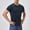 Gray1, variant on Men's Solid Color Quick-Dry Short Sleeve Round Neck Athletic Training T-Shirt – 90% Polyester 10% Spandex Breathable Running Gym Workout Top for All Seasons S-XXL