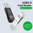 thumbnail image 3 of 2 in 1 USB 3.0 Card Reader Micro TF sd card Reader usb adapter High Speed Cardreader TF Memory card For PC Laptop Accessories, 3 of 9