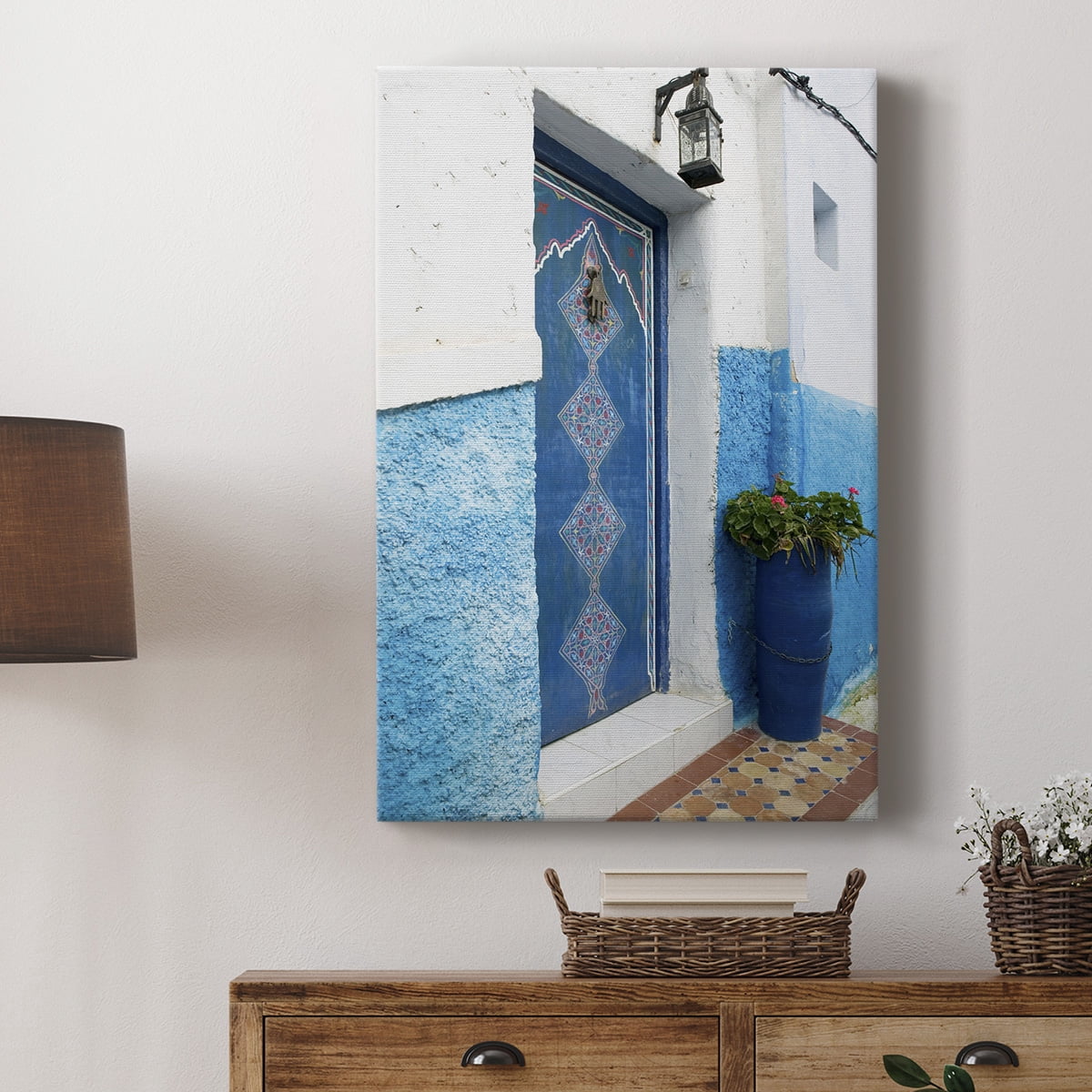 Morocco Door Premium Gallery Wrapped Canvas - Ready to Hang