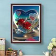 thumbnail image 3 of Diamond Painting 5D DIY Full Round Drill Beach Love Kit Art Home Decor (NH2849), 3 of 9