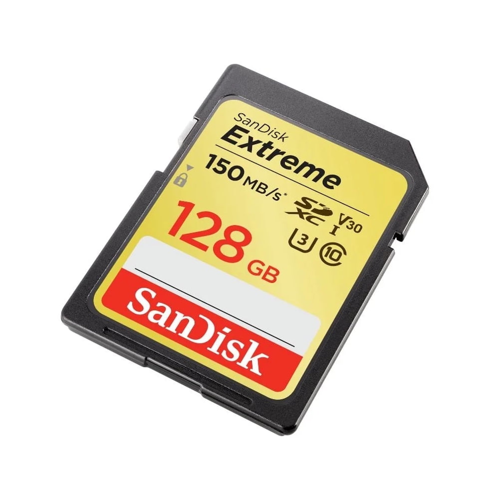 SanDisk Extreme® SDXC™ UHS-I card, 128GB - SDSDXV5-128G-CWCIN