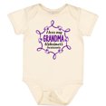 thumbnail image 3 of Inktastic I Love My Grandma Alzheimer's Awareness with Purple Hearts Boys or Girls Baby Bodysuit, 3 of 5