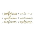 thumbnail image 1 of Unfinished Wooden Welcome Cutout up to 48" Wide - Home Decor, 1 of 2