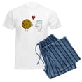 thumbnail image 6 of CafePress - Cookie Loves Milk Men's Light Pajamas - Men's Light Loose Fit Cotton Pajama Set, 6 of 7