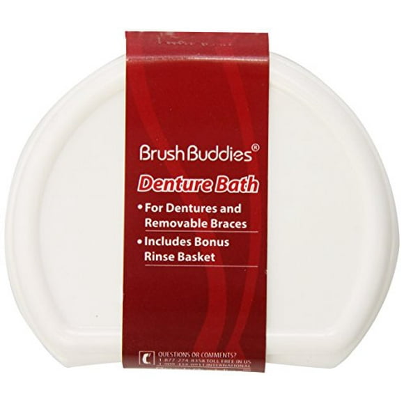 Brush Buddies Bain de Prothèse les Couleurs Peuvent Varier