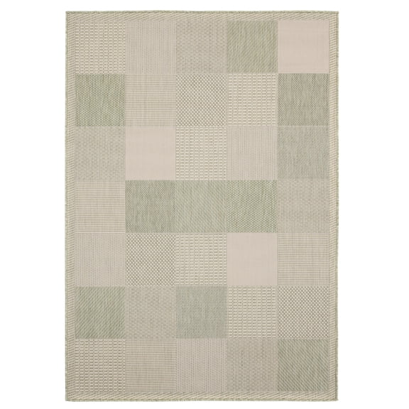 Designer Home Brooklyn Indoor/Outdoor Area Rug 3900 10745 Grand Anse Green 7' 10" x 10' 6" Rectangle