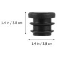 thumbnail image 4 of Miangastore Pipe Plug Black Plastic 100Pcs 1.5X1.5X0.6In, 4 of 8