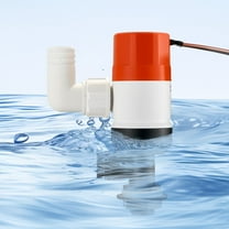 1100GPH 12V Livewell Pump for Boats, 2 Inlets Aerator Pump, Fish Tank Water Circulation