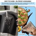 thumbnail image 5 of Silicone Placemats Silicone Table Mat, Large Kitchen Counter Protector Mat Heat Resistant Nonslip, 16" x 24" - Blue, 5 of 7