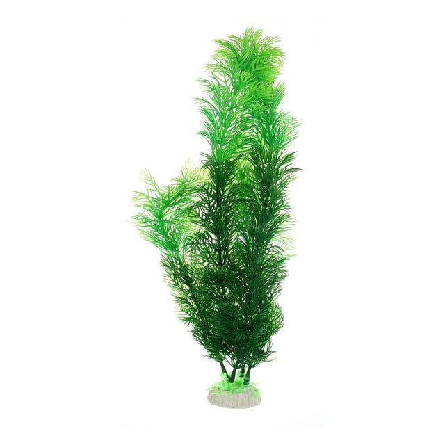 1uds Acuario Plástico Plantas, Artificial Acuática Planta para Tanque Plantas Decoración, Verde, 11.81
