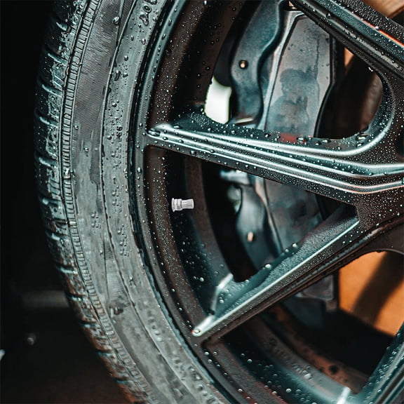 LEORX 6Pcs Leakproof Metal Tire Valve Stems for Car Wheels Easy Installation