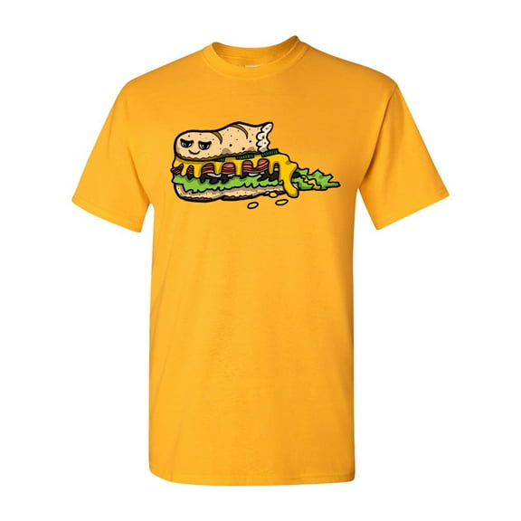 Too Cute To Eat Submarine Sandwich Adult DT T-Shirts Tee