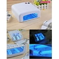 thumbnail image 2 of XICHEN 36W UV Nail Dryer - UV Lamp Light for Any UV Gel Polish - 4 x 9W UV Lamp White ALT2, 2 of 3