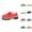 Red, variant on Fashion Ankle Boots Danice Green Chunky Block Heel Lug Sole Heel Lug Sole Lace Up Bootie Low Top Casual Shoes Comfortable Heel Booties For Daily Wear