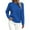 Blue, variant on Women's Fall Winter Solid Color Long Sleeve Knit Sweater Round Neck Casual Pullover Top for Layering Winter Clothes,Yellow,Size S