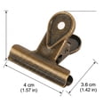 thumbnail image 2 of Paper Clips and Binder Clips Metal Binder Clips for Home and Kitchen Storage Chip Clips for Chips Office Organization Supplies for Document and Snack Sealing, 2 of 7