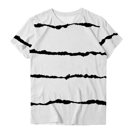 

Simplmasygenix Women Tops Summer Clearance Women s Fashion Comfortable Casual Round Neck Short Sleeve Print Top Blouse