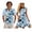 Blue Floral Dragonfly, variant on Matching Outfits for Couples Polynesian Flower Casual Beach Vacation Party Shirt Lightweight Mens Shirts Casual Breathable Suitable for Everyday Casual Wear