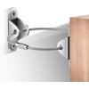 Nvzi-a 6 Pack-Furniture Wall Anchor, Metal Furniture Anti-Tip Device, Used to Protect The Safety of Children and Pets, Furniture Fixtures to Prevent Furniture from Falling (Silver)
