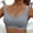 Grey, variant on Women's Rimless Underwear Push-Up Sleep Bra Latex Bar Underwear Lace Bra Seamless Underwear Bra Vest