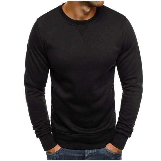 Moda hombre casual manga larga cuello redondo patchwork señoras tops sudaderas Pompotops oipoqjl18949