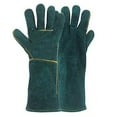 thumbnail image 1 of Guantes antimordeduras para mascotas, forro completo de cuero completo, tratamiento de soldadura de cuero completo antiarañazos extendido, 1 of 5