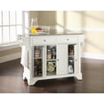 thumbnail image 4 of Crosley Furniture LaFayette Wood Kitchen Island in White & Gray, 4 of 6