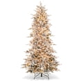 thumbnail image 2 of Barara King National Tree, Christmas Tree,Xmas Tree,6/7.5 Feet Pre-lit Artificial Christmas Tree-7.5 ft, 2 of 7