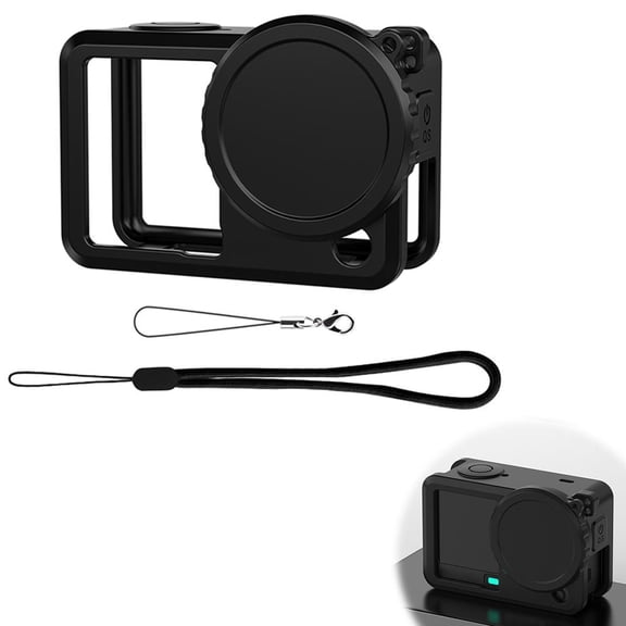 Silicone Case for Action 6 Sports Camera Body Cover With Lens Protector Rubber Silicone Accssory