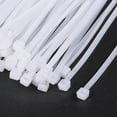 thumbnail image 4 of Unique Bargains Nylon Cable Ties 4-Inch Self-Locking Zip Ties 0.12-Inch Width White 150pcs, 4 of 4