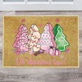 thumbnail image 4 of TIELUTT 40x60cm Christmas Christmas Tree Cake Floor Mats Funny Christmas Door Mat Cute Christmas Floor Mat Copper Throw Blanket Flurry Rug Throw Blanket Set Dog Blanket Light Tan Throw Blanket, 4 of 6