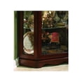 thumbnail image 5 of Hardwood Corner Curio Cabinet in Brown Cherry Finish by Pulaski Furniture, 5 of 14