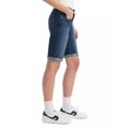 thumbnail image 3 of Levi's TREASURED TIME Women's Stretch Mid Rise Denim Bermuda Shorts, US 31, 3 of 4